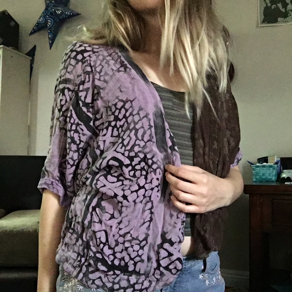 Two Tone Vintage Button Up